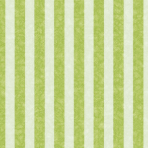 Serene pastel green stripes with a delicate watercolor texture.