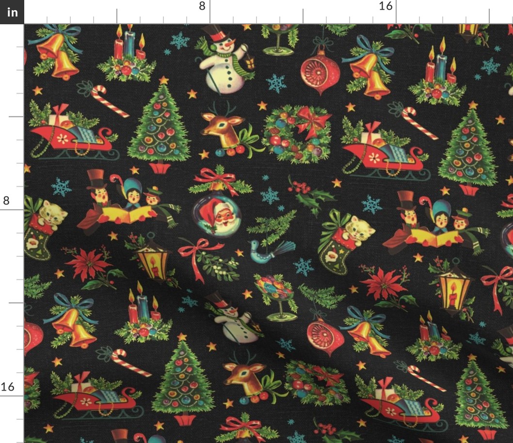 Part of my vintage Christmas wrap collection. : r/christmas