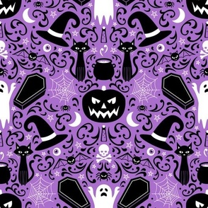 Halloween Damask