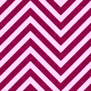 Distressed Chevron Pattern in  Darker and Lighter Red