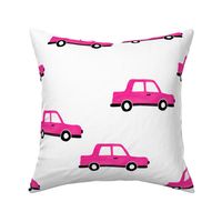 Cool watercolors Paris taxi cab cars traffic design for kids monochrome black and white JUMBO