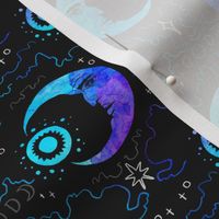 Blurple Crescent Moons Small Scale