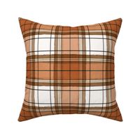 Burnt Orange Fall Plaid 