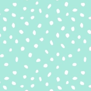 Confetti spots mint – small scale