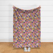 Funny sunny floral pattern