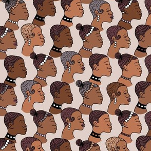 Hello sisters - Black Lives Matter sisterhood girls design neutral beige brown