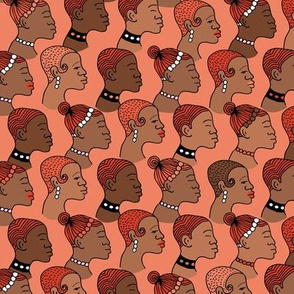 Hello sisters - Black Lives Matter sisterhood girls design orange copper