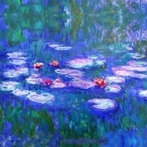 Monet, Water Lilies, parody, sample 