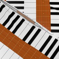 Music Stripe Piano Guitar