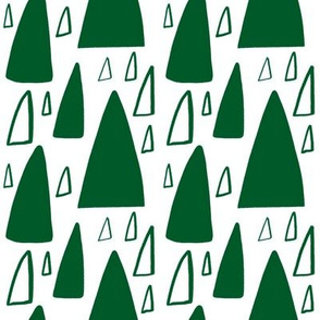 Triangle Mountain forest green