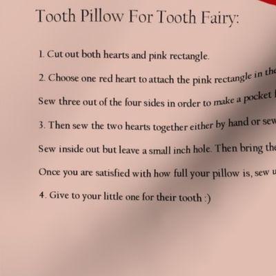 Tooth Fairy Pillow -C