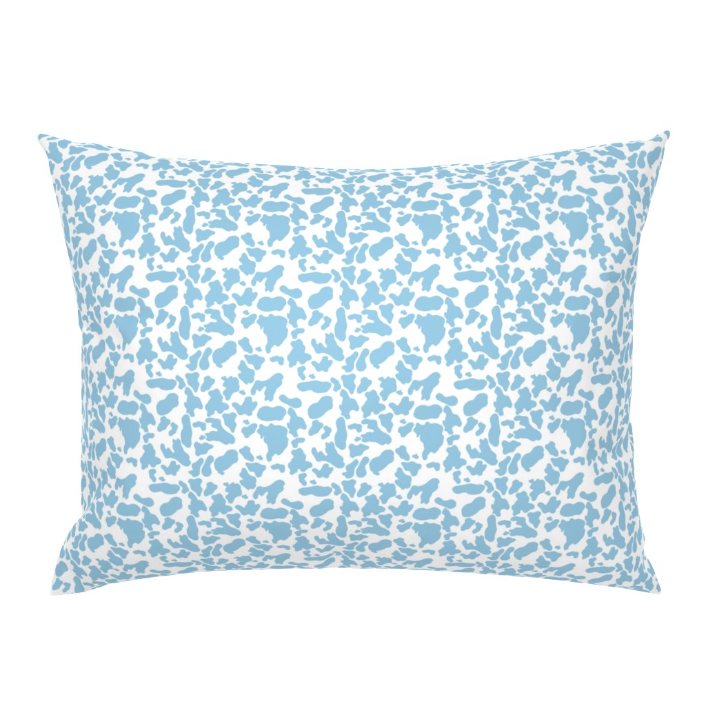 pastel Blue cow print