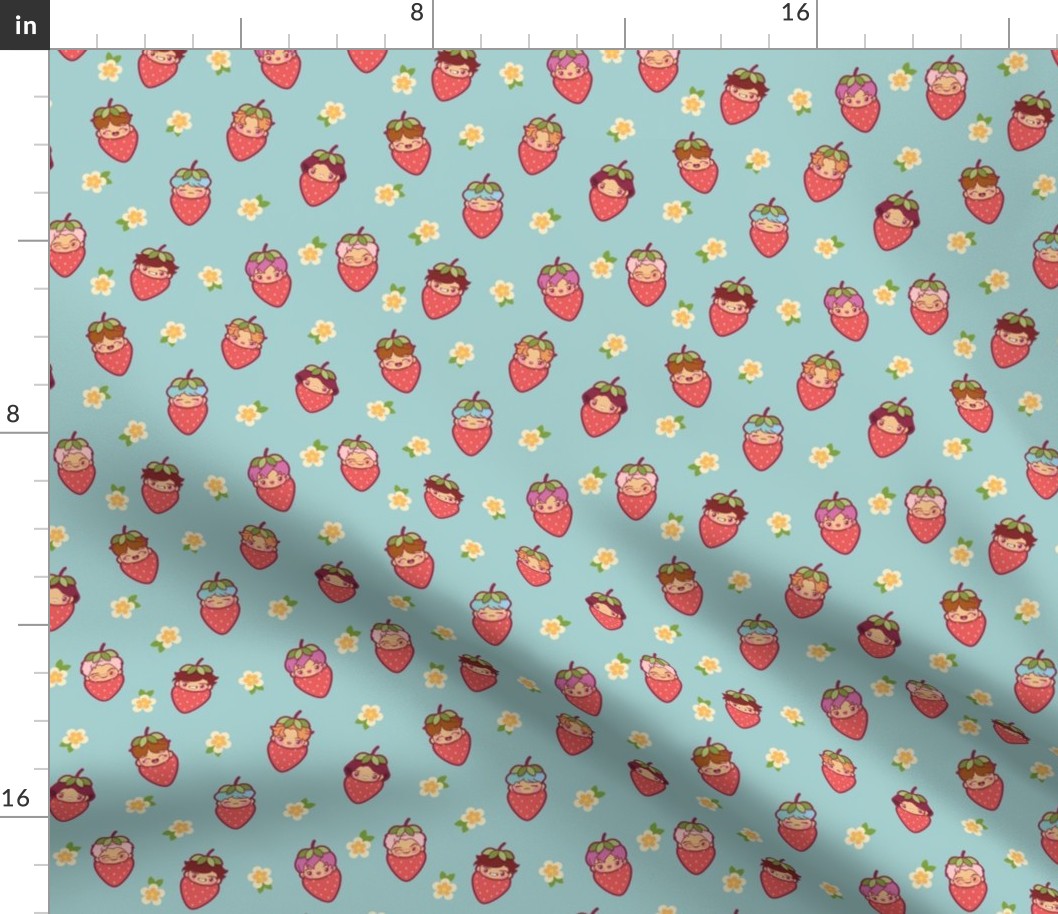 BTS Strawberry Patch (Blue)