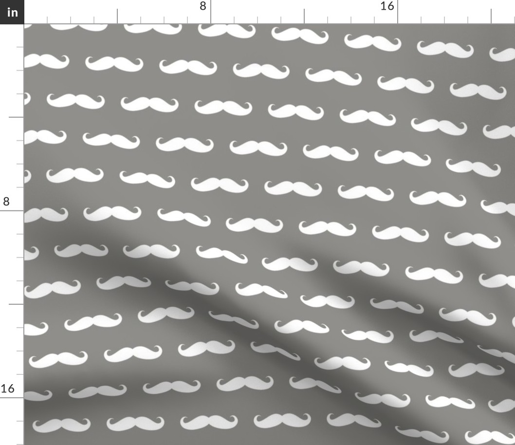 mustache grey