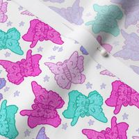 soft girl aesthetic Butterfly Clips on White