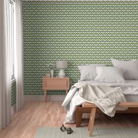 mustache repeat pattern green