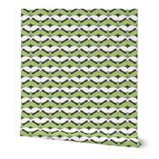 mustache repeat pattern green