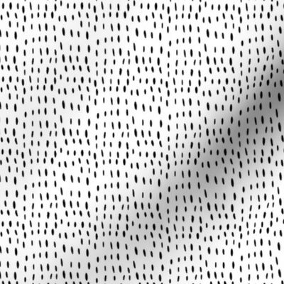 Teeny Tiny Dots black and white