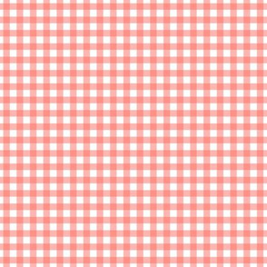 Coral Gingham