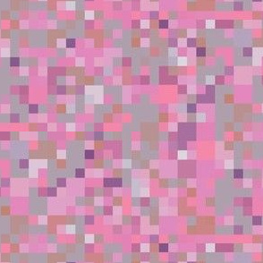 Pink Purple and Gray Check © Gingezel™ 2012