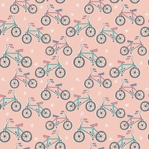 Pink Bikes - Pink BG - SMALL