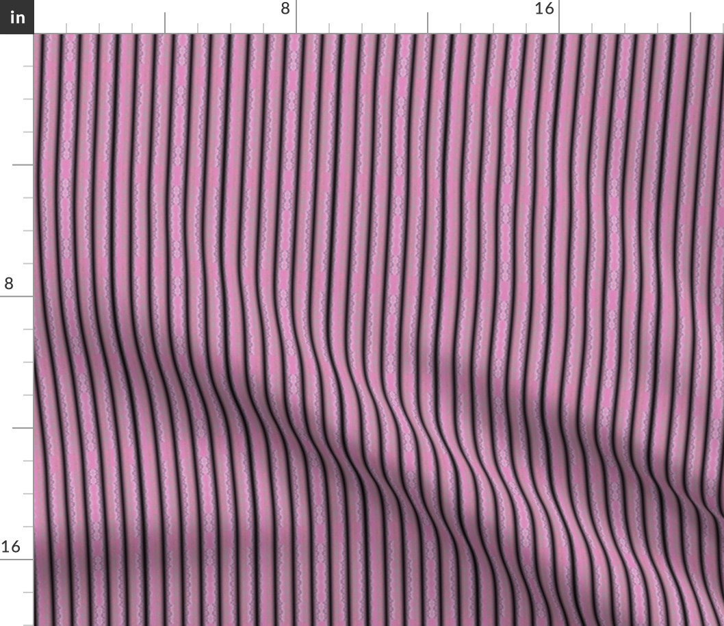 Pink Sculpted Textured Stripes © Gingezel™ 2012