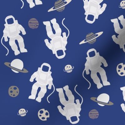 Cute Astronaut and Planets