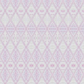 Pastel Pink Diamonds Geometric © Gingezel 2012