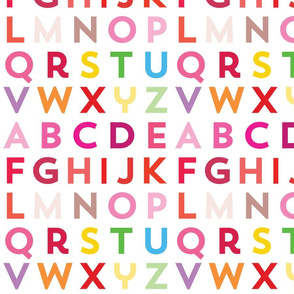 candy hearts alphabet