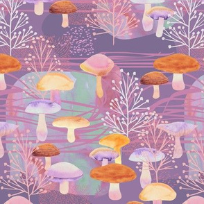 Forest Floor {Lilac} medium