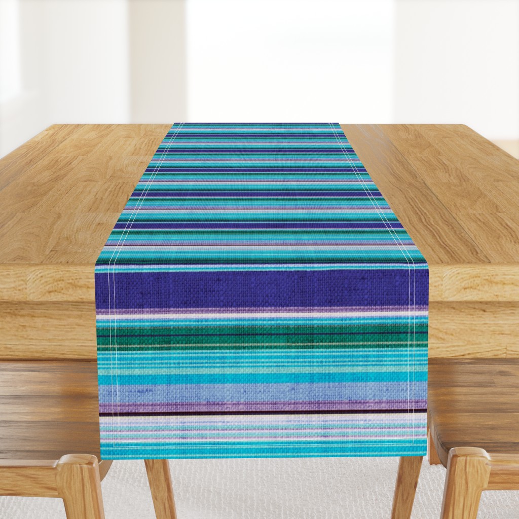 Blue Moon serape - large scale