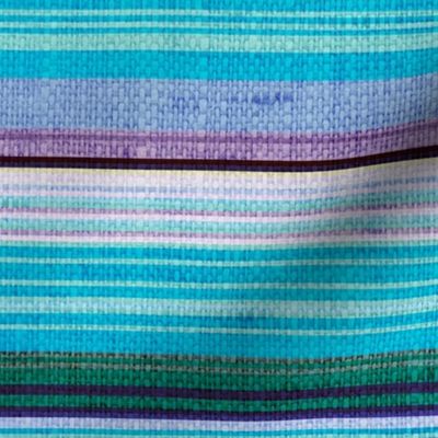 Blue Moon serape - large scale