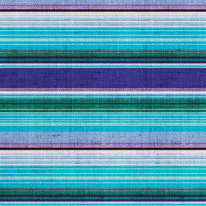 Blue Moon serape - large scale