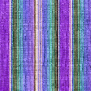 Boho Purple/Teal Serape rotated - large scale