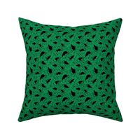 Paisley Rats Mosaic 3-inch green black