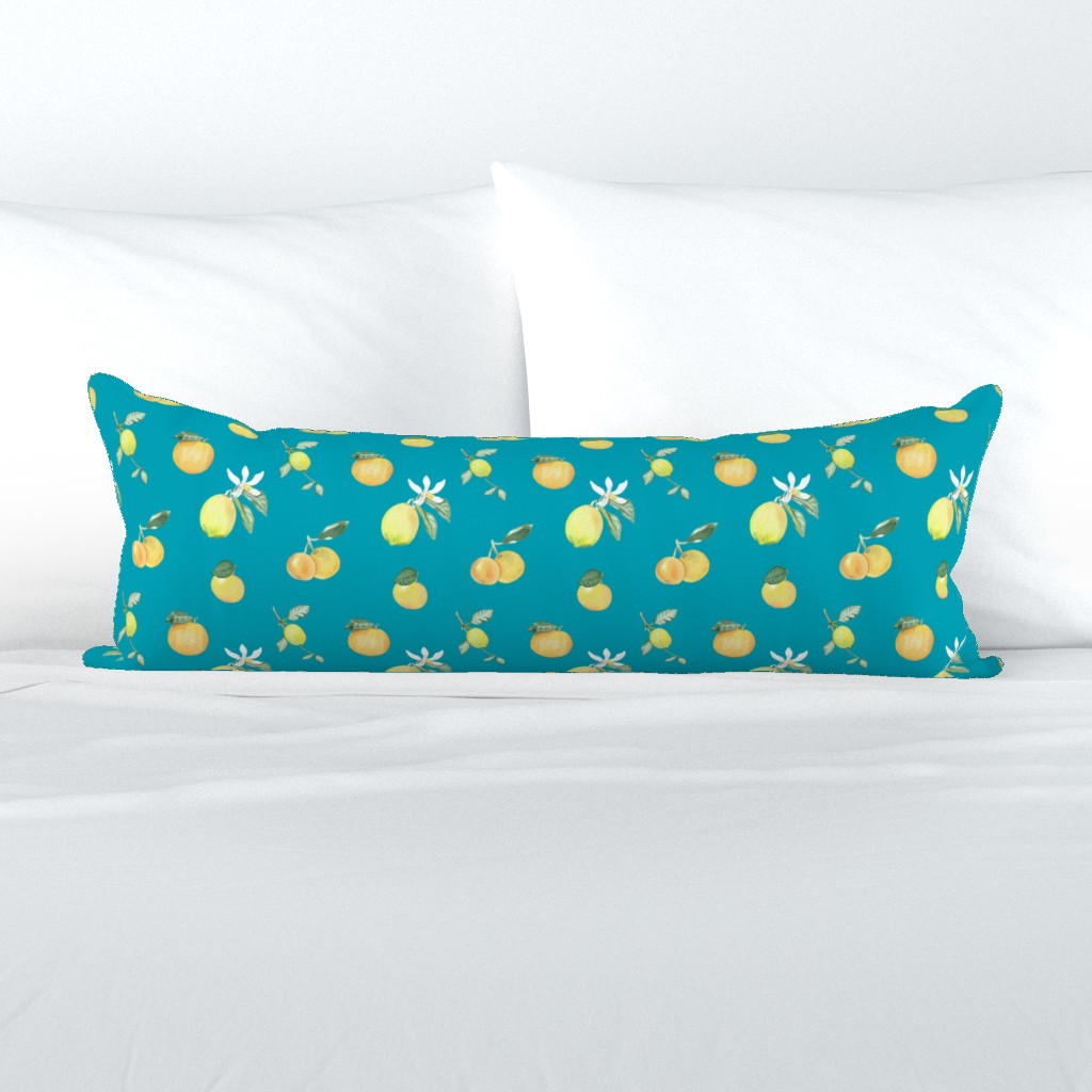 Citrus Pattern 7 Aqua