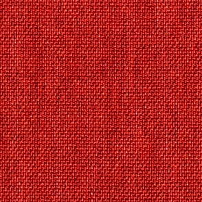 Red Linen Burlap solid faux texture Fabric