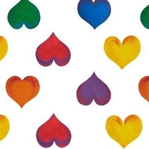 Rainbow Hearts 