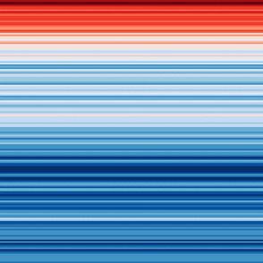 Climate Change Stripes 42 x 18 (horizontal)