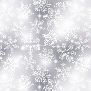 Snowflakes and lights