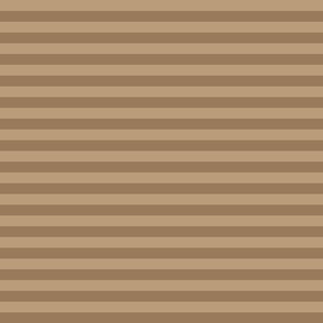 Two Tone Coffee and Cream Brown Stripes