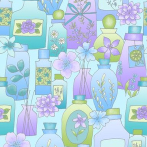 47 Aromatherapy Flowers blue