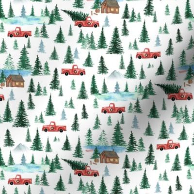 Bringing Home the Tree| Old Truck Christmas Cabin | Renee Davis