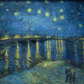 10" Starry Night Over the Rhone - Van Gogh