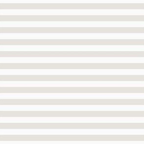 greige and white horizontal stripes