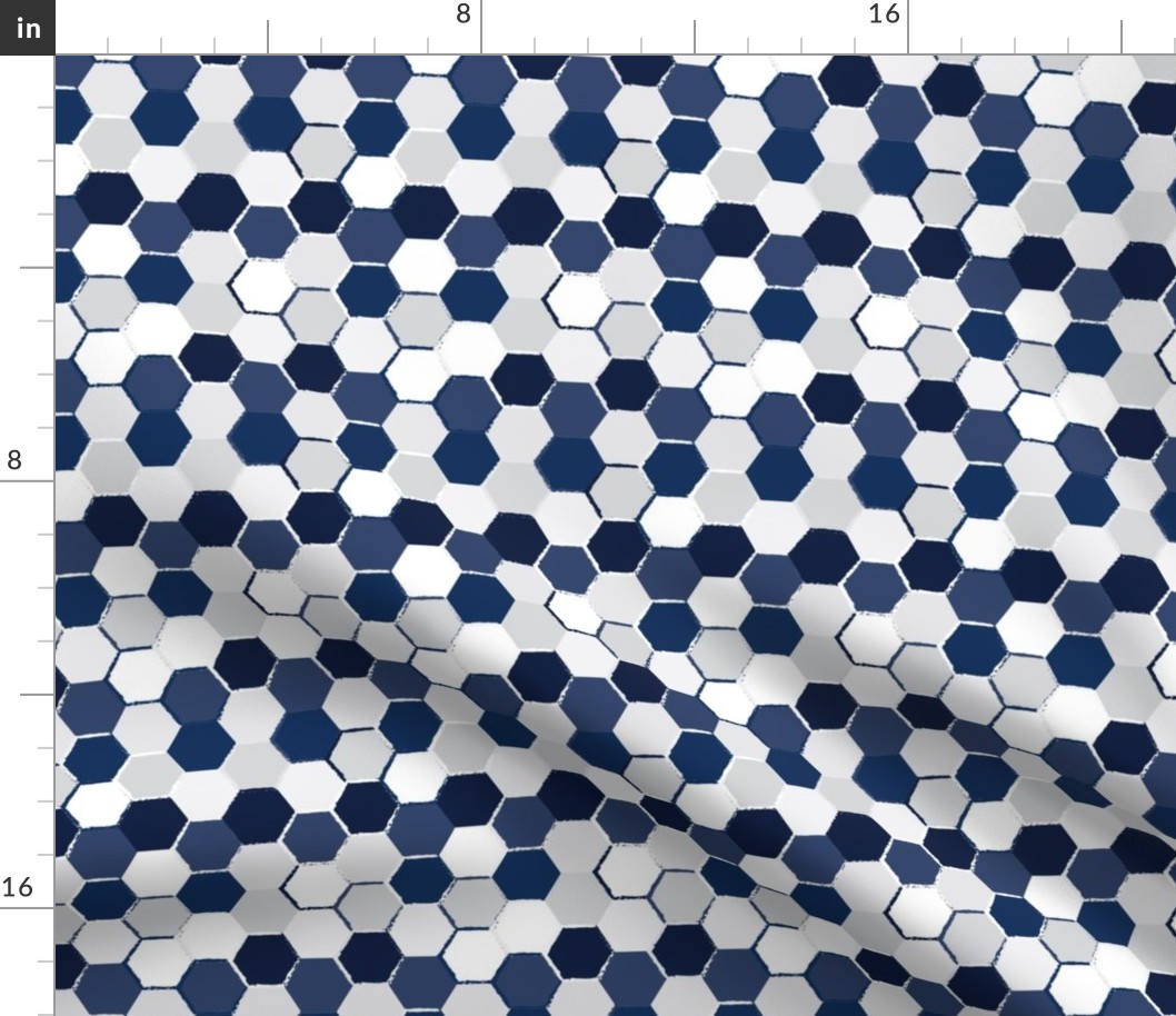 Navy White Hex School Colors