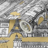 Paris toile gold