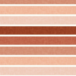 stripes - terra cotta multi nudes - LAD20