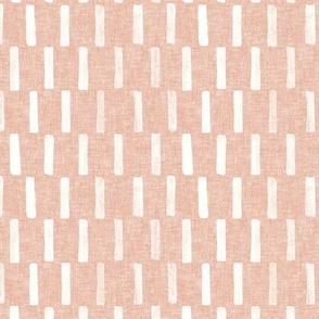 (small scale) dash - block print boho home decor - dusty pink - LAD20