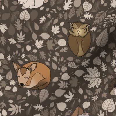 Sleepy Woodland Friends